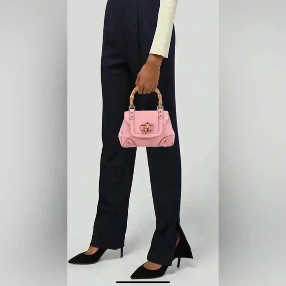 Gucci bamboo top handle bag - Picture 1 of 14